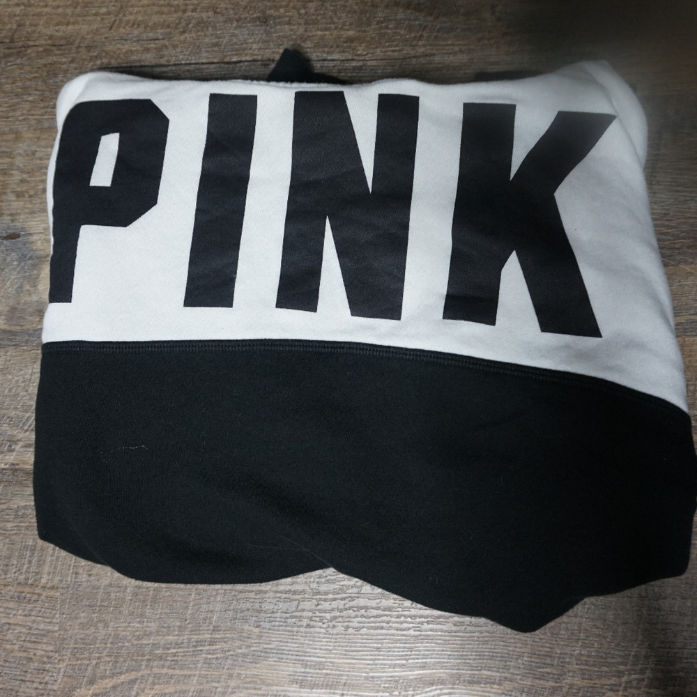PINK Victoria's Secret Cowl Neck Sweatshirt | SZ S - Picture 2 of 5